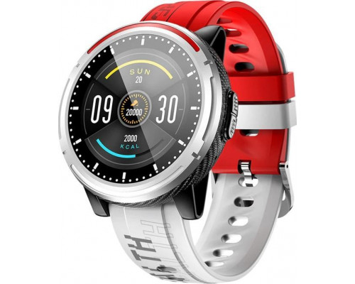 Smartwatch Kumi M1 White-red  (KU-M1/RD)