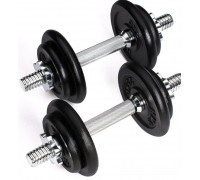 HMS dumbbells ST20 cast iron 2 x 10 kg