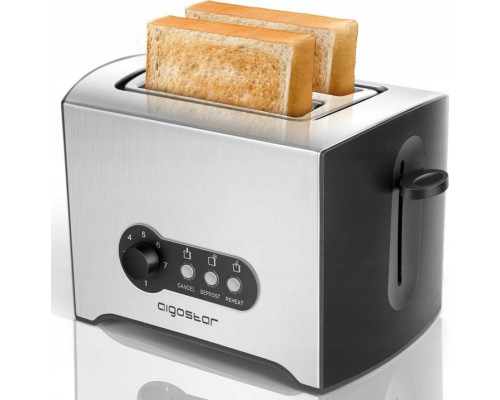 900W   2 Short Slice  Stainless steel Toaster VDE/Mini Sunshine