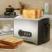 900W   2 Short Slice  Stainless steel Toaster VDE/Mini Sunshine