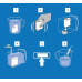 AQUALOGIS Filtr AL-Inte+ Do Ekspresu Saeco Philips Zamiennik Intenza+ CA6702 6szt