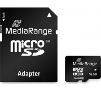 SD  MediaRange MicroSDHC 16 GB Class 10 UHS-I  (MR958)