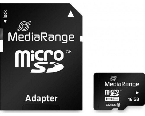 SD  MediaRange MicroSDHC 16 GB Class 10 UHS-I  (MR958)