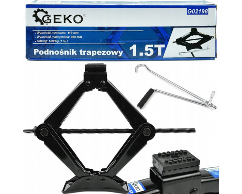 Geko PODNOŚNIK TRAPEZOWY 1500kg GEKO