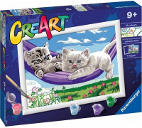 Ravensburger Malowanka CreArt Seria D Classic Kocieta w hamaku