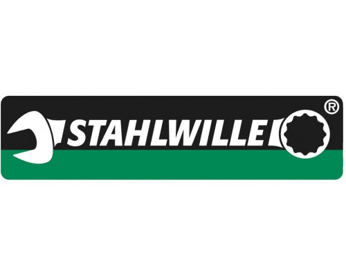 Stahlwille  1/2" 23-el.(17 nasadek calowych 12-kąt, grzechotka, 3 przedłużki, pokrętło, przegub) in case ABS STAHLWILLE