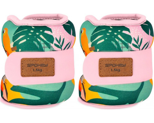 Spokey Svari potītēm un plaukstas locītavām Spokey HOME JUNGLE 2x 1,5 kg