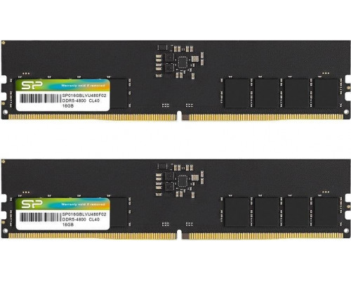 Silicon Power DDR5, 32 GB, 4800MHz, CL40 (SP032GBLVU480F22)