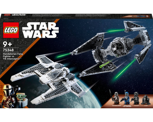 LEGO Star Wars™ Mandalorian Fang Fighter vs. TIE Interceptor™ (75348)