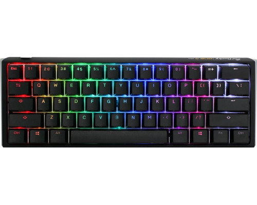 Ducky Ducky One 3 Classic Black/White Mini Gaming Tastatur, RGB LED - MX-Speed-Silver