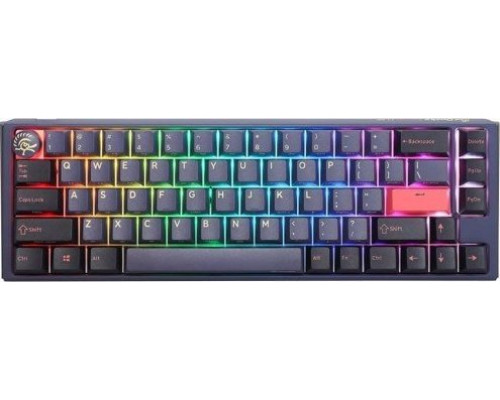Ducky Ducky One 3 Cosmic Blue SF Gaming Tastatur, RGB LED - MX-Speed-Silver (US)