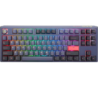 Ducky Ducky One 3 Cosmic Blue TKL Gaming Tastatur, RGB LED - MX-Silent-Red