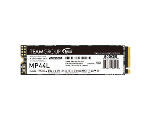 SSD TeamGroup MP44L 500GB M.2 2280 PCI-E x4 Gen4 NVMe (TM8FPK500G0C101)
