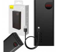 Baseus Szybko ładujący Power Bank Adaman, 40000mAh 22,5W (black)