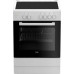 Kuchenka Beko Kuchenka z piekarnikiem i płytą ceramiczną BEKO FSS67000GW 71 L 60 cm White