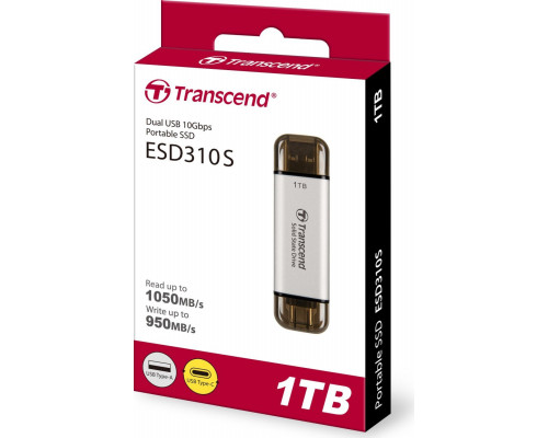 SSD Transcend ESD310S 1TB Silver (TS1TESD310S)