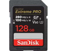 SD  SanDisk Extreme PRO SDXC 128 GB Class 10 UHS-II/U3 V60 (SDSDXEP-128G-GN4IN)
