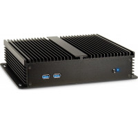 Inter-Tech Inter-Tech Geh Thin Mini ITX IP-40 black 2xUSB 3.0