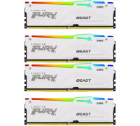 Kingston Fury Beast RGB, DDR5, 128 GB, 5200MHz, CL40 (KF552C40BWAK4-128)