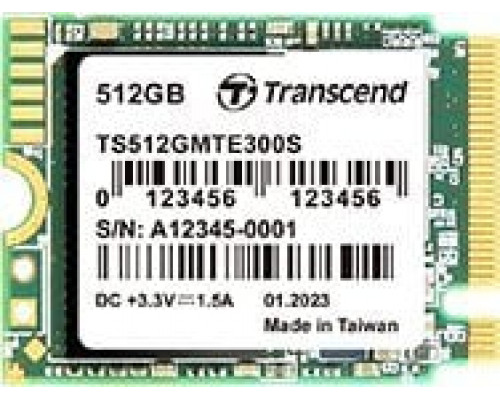 SSD  SSD Transcend Transcend MTE300S M.2 512 GB PCI Express 3.0 3D NAND NVMe