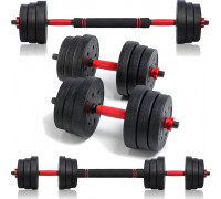 Abarqs Dumbbells adjustable z funkcją sztangi 2x10kg
