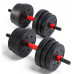 Abarqs Dumbbells adjustable z funkcją sztangi 2x10kg