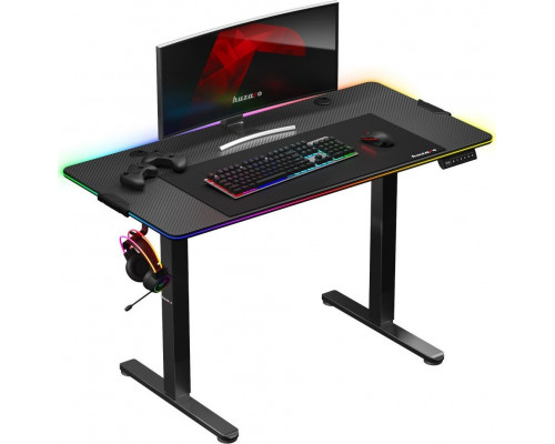 Gaming galds Huzaro Hero 8.2 RGB Black 120 cmx60 cm