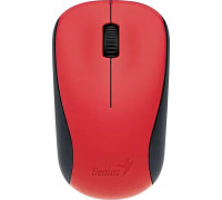 Genius NX-7000, 1200DPI, 2.4 [GHz], optyczna, 3kl., bezprzewodowa, czerwona, 1 szt AA, Blue-Eye sensor (31030027403)