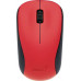 Genius NX-7000, 1200DPI, 2.4 [GHz], optyczna, 3kl., bezprzewodowa, czerwona, 1 szt AA, Blue-Eye sensor (31030027403)