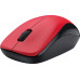 Genius NX-7000, 1200DPI, 2.4 [GHz], optyczna, 3kl., bezprzewodowa, czerwona, 1 szt AA, Blue-Eye sensor (31030027403)