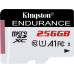 SD  Kingston Endurance MicroSDHC 256 GB Class 10 UHS-I/U1 A1  (SDCE/256GB)