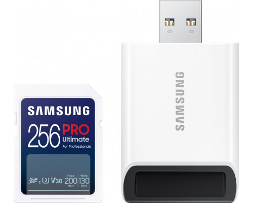 SD  Samsung Pro Ultimate SDXC 256 GB UHS-I U3 V30 (MB-SY256SB/WW)