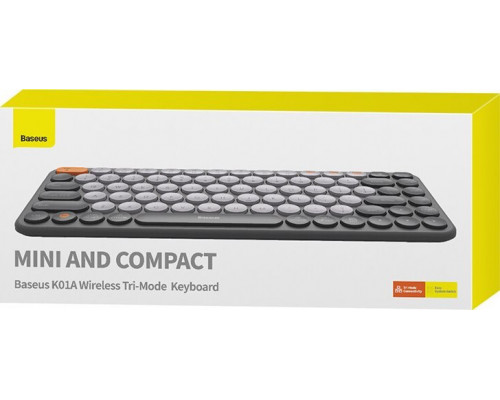Baseus Baseus K01A Wireless Tri-Mode Keyboard Frosted Gray