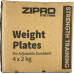 Zipro Dodatkowe obciążenia 4x 2 kg do hantli adjustablej SQUARE