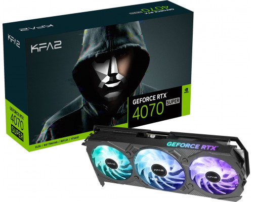 *RTX4070Super KFA2 GeForce RTX 4070 SUPER EX Gamer 1-Click OC 12GB GDDR6X (47SOM7MD7JKK)