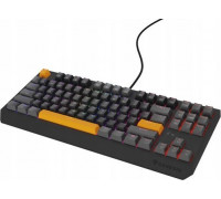 Genesis KLAWIATURA DLA GRACZY GENESIS THOR 230 TKL ANCHOR GRAY POSITIVE US RGB MECHANICZNA OUTEMU RED