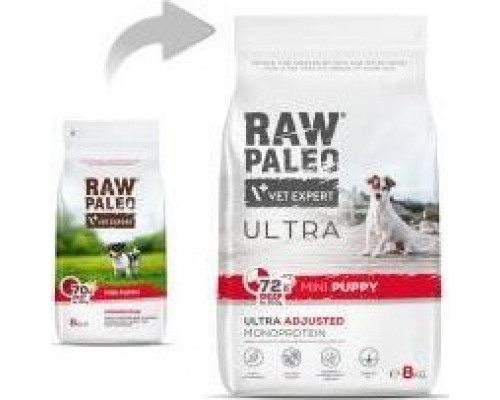 Raw Paleo Vetexpert Raw Paleo Ultra Beef Puppy Mini 8kg