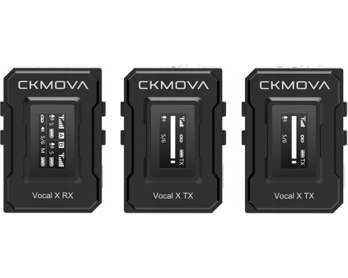 CKMOVA CKMOVA Vocal X V2 MK2 - Bezprzewodowy system z dwoma mikrofonami