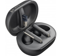 Poly Voyager Free 60+ UC Black +BT700 USB-A Adapter +Touchscreen Charge Case (7Y8G3AA)