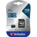 SD  Verbatim Pro MicroSDXC 128 GB Class 10 UHS-I/U3 A2 V30 (47044)