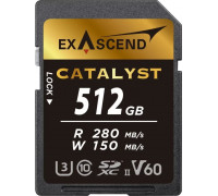 SD  ExAscend Catalyst SDXC 512 GB Class 10 UHS-II/U3 V60 (EX512GSDV60)