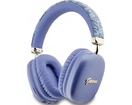 Guess Metallic Script Logo fioletowe (GUBHK1GCTCSU)