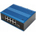 Switch Digitus DIGITUS Switch Ind. 8-Port 10/100 PoE Unmanaged blau