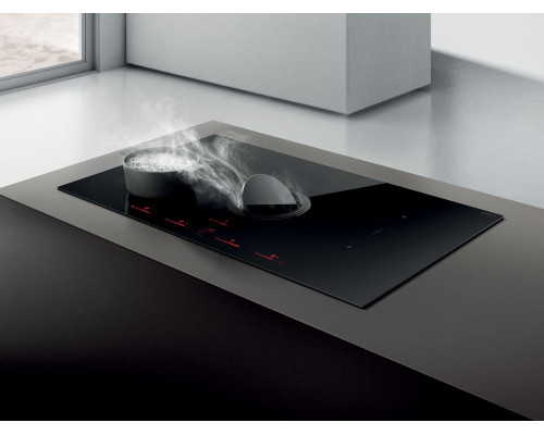 Elica Elica NikolaTesla Switch BL/A/83, Black, Built-in, 83 cm, Zone induction hob, Glass, 4 zone(s)