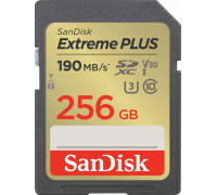 SD  SanDisk Extreme Plus SDXC 256 GB Class 10 UHS-I/U3 V30 (SDSDXWV-256G-GNCIN)