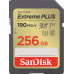 SD  SanDisk Extreme Plus SDXC 256 GB Class 10 UHS-I/U3 V30 (SDSDXWV-256G-GNCIN)