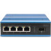 Switch Digitus Digitus 4-port   Fast Ethernet PoE, przemysłowy, niezarządzany, 1 łącze SFP