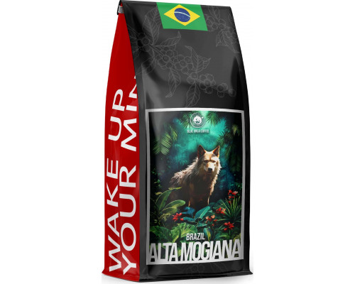 Blue Orca Coffee KAWA ziarnista BRAZIL ALTA MOGIANA Świeżo Palona ARABICA 100% 1kg-BLUE ORCA