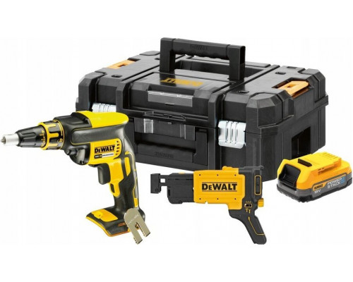 Dewalt DEWALT WKRĘTARKA DO PŁYT 18V 1x1,7Ah POWERSTACK +DCF6202 DCF620E1K