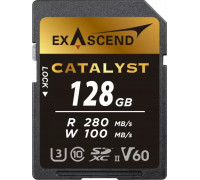 SD  ExAscend Catalyst SDXC 128 GB Class 10 UHS-II/U3 V60 (EX128GSDV60)